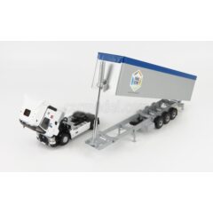 1:43 Масштабная модель RENAULT T460 с полуприцепом-самосвалом (тент) "FRANCE BENNE TRANSPORTS" 2016