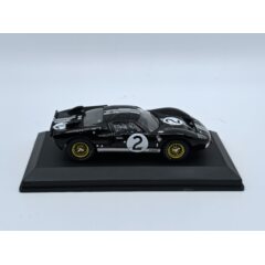 1:43 Масштабная модель FORD Gt40 Mkii 7.0l V8 Team Shelby American Inc. №2 Winner 24h Le Mans (1966) Bruce Mclaren - Chris Amon, Black White