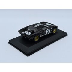 1:43 Масштабная модель FORD Gt40 Mkii 7.0l V8 Team Shelby American Inc. №2 Winner 24h Le Mans (1966) Bruce Mclaren - Chris Amon, Black White