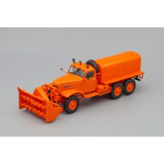 1:43 Kultowe Ciezarowki PRL-u №30 - Шнекороторный снегоочиститель Д-470 (1959)