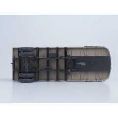 1:43 Масштабная модель МАЗ-200В + МАЗ-5215 (голубой/коричневый)