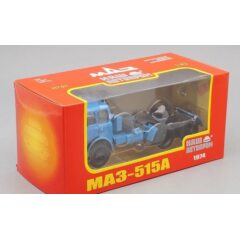 1:43 Масштабная модель МАЗ 515А седельный тягач (1974), синий