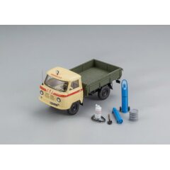 1:43 Масштабная модель Ульяновский 450Д «Аварийная» «ГорГаз» Душанбе, Таджикистан - 1963 г. с аксессуарами в кузове