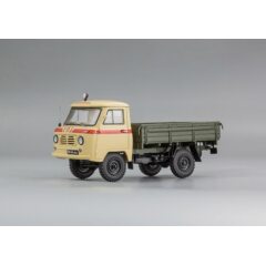 1:43 Масштабная модель Ульяновский 450Д «Аварийная» «ГорГаз» Душанбе, Таджикистан - 1963 г. с аксессуарами в кузове