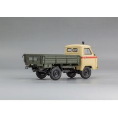 1:43 Масштабная модель Ульяновский 450Д «Аварийная» «ГорГаз» Душанбе, Таджикистан - 1963 г. с аксессуарами в кузове
