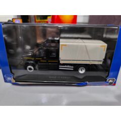 (Уценка!) 1:43 Масштабная модель ГАЗон C42R31 бортовой с тентом, черный / серый