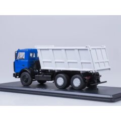 1:43 Масштабная модель МАЗ-5516 самосвал (синий/серый) /откидывающаяся кабина/