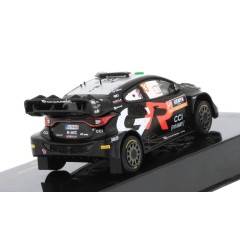 1:43 Масштабная модель TOYOTA GR Yaris Rally1 Hybrid #33 "Toyota Gazoo Racing WRT" Evans/Martin 4 место Safari Rally Kenya 2024