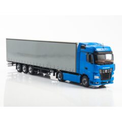 1:43 Масштабная модель КАМАЗ-54901 с полуприцепом НЕФАЗ-93341