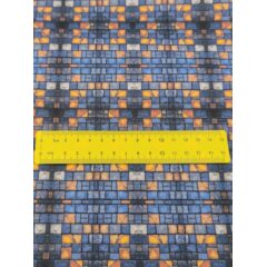 Самоклеющаяся текстура тротуарной плитки №5 (мелкая), для макетов, лист А4