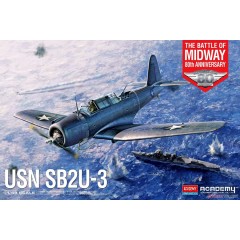 1:48 Сборная модель Авиация  USN SB2U-3 The Battle of Midway 80th Anniversary