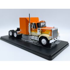 1:43 Масштабная модель седельный тягач GMC General 1980 Orange/Beige