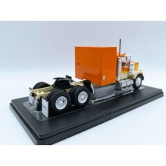 1:43 Масштабная модель седельный тягач GMC General 1980 Orange/Beige
