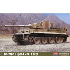 1:72 Сборная модель Техника и вооружение  German Tiger-I Ver. Early