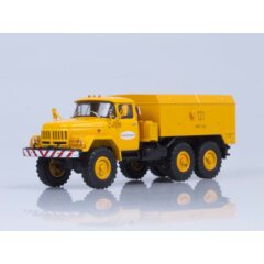 1:43 Масштабная модель Унифицированный моторный подогреватель (УМП) 350 (на шасси ЗИЛ-131), 1975 г.