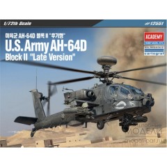 1:72 Сборная модель Авиация  US Army AH-64D Block II