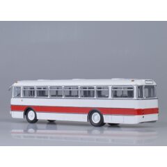 1:43 Масштабная модель Автобус Икарус-556, бело-красный