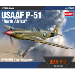 1:48 Сборная модель Авиация  USAAF P-51 "North Africa"