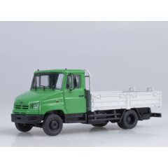 1:43 Масштабная модель ЗИЛ-5301 "Бычок", зеленый/серый