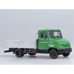 1:43 Масштабная модель ЗИЛ-5301 "Бычок", зеленый/серый