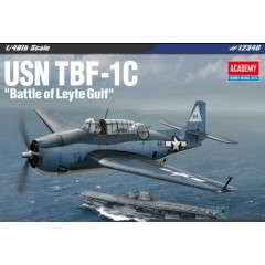 1:48 Сборная модель Авиация  USN TBF-1C "Battle of Leyte Gulf"