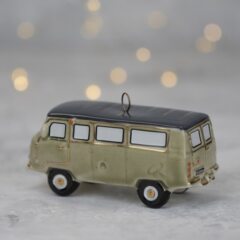 Елочная игрушка "Буханка" с темной крышей