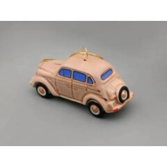 Елочная игрушка "Москвич 01" бежевый