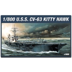 1:800 Сборная модель корабль Uss CV-63 Kitty Hawk