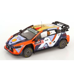 1:18 Масштабная модель HYUNDAI i20 N Rally1 #11 "Hyundai Shell Mobis WRT" Neuville/Wydaeghe 5 место Safari Rally Чемпион мира 2024
