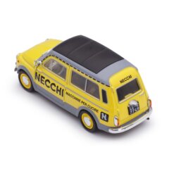 1:43 Масштабная модель FIAT 500 Giardiniera 1960 швейные машины Necchi желтый с черным