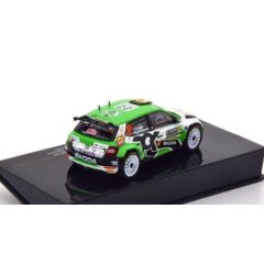 1:43 Масштабная модель SKODA Fabia Rally 2 Evo #22 "Toksport WRT" Bulacia Wilkinson/Der Ohannesi 15 место Rally Monte Carlo 2021