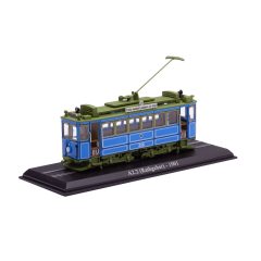 1:87 Масштабная модель Трамвай 1901 Rathgeber Tram голубой с зеленым