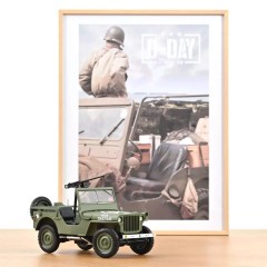 1:18 Масштабная модель JEEP WILLYS 4x4 US Army D-Day Нормандия 1944