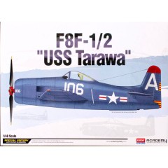 1:48 Сборная модель Самолет F8F-1/2 Bearcat Uss Tarawa