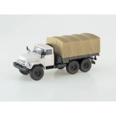 1:43 Масштабная модель ЗИЛ-131 бортовой (с тентом)