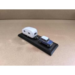 1:72 Масштабная модель Mini Cooper с прицепом