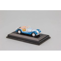 1:72 Масштабная модель Morgan Plus Eight Convertible голубой/синий (тент опущен)