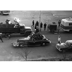 1:43 Масштабная модель Операторский Автомобиль АКС-54, г. Ленинград 1960г.