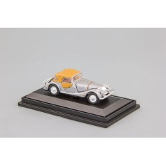 1:72 Масштабная модель Morgan Plus Eight Convertible серебристый (тент поднят)