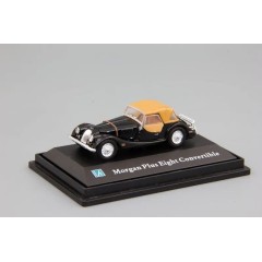 1:72 Масштабная модель Morgan Plus Eight Convertible Черный (тент поднят)