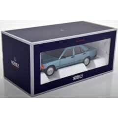1:18 Масштабная модель MERCEDES-BENZ 190E (W201) 1984 Light Blue Metallic