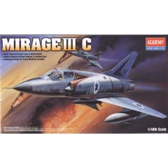 1:48 Сборная модель Самолет Mirage III-C Fighter
