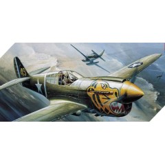 1:72 Сборная модель Самолет P-40E Warhawk