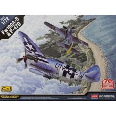 1:72 Сборная модель Самолет P-47D & FW190A-8