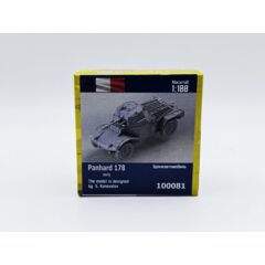 1:100 Сборная модель Французский бронеавтомобиль Panhard 178 ранний