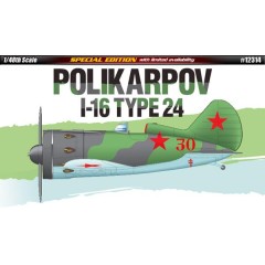 1:48 Сборная модель Самолет Polikarpov I-16 Type 24