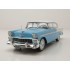 1:24 Масштабная модель CHEVROLET Bel Air 1956 Light Blue/White