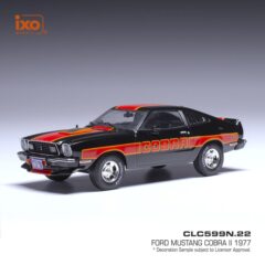 1:43 Масштабная модель FORD Mustang Cobra II 1977 Black/Decorated