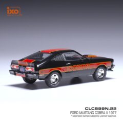 1:43 Масштабная модель FORD Mustang Cobra II 1977 Black/Decorated