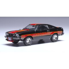 1:43 Масштабная модель FORD Mustang Cobra II 1977 Black/Decorated